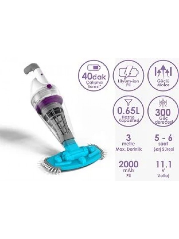 Telsa 50 Kablosuz Akülü Havuz Süpürgesi&hellip;